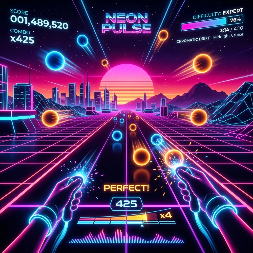 Synth Riders Gameplay